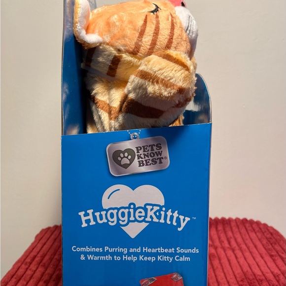 HuggieKitty Soothing Purring Cat Stuffie - Picture 3 of 5